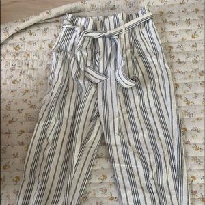 Madewell Cropped Paper Bag Pants NWT